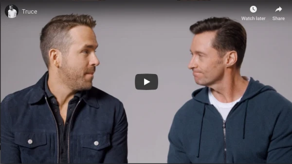 Hugh Jackman and Ryan Reynolds make ads for each other