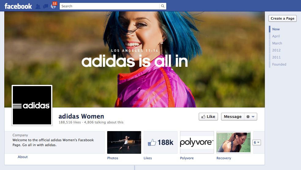 adidas official facebook