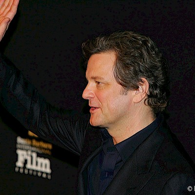 Actor Colin Firth walks the Red Carpet