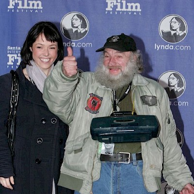 Director Mary Kerr with Radioman