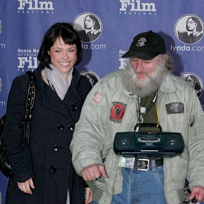 Director Mary Kerr with Radioman